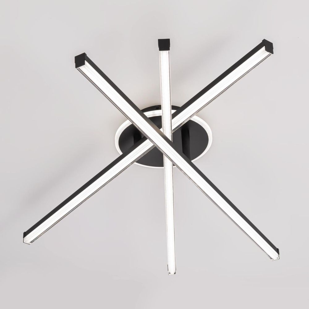 Накладная люстра 90*14 см, 75W, 3000-6000K, Citilux Trent   CL203631 черный