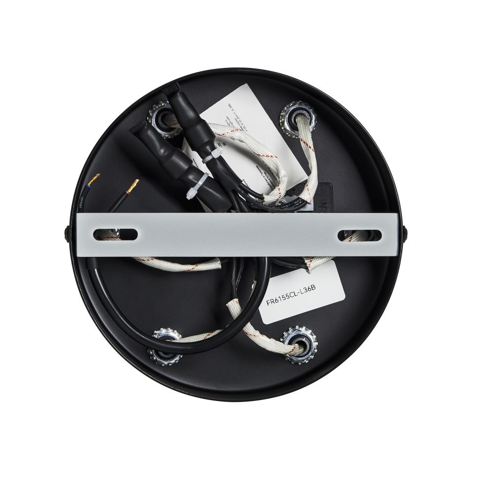 Люстра 60*60*-19 см, *LED*36W, 3000K, Freya  FR6155CL-L36B, Черный