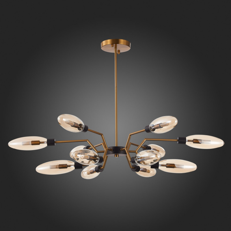 Люстра подвесная 105 см, ST LUCE DESIMA SL1174.303.12 Латунь