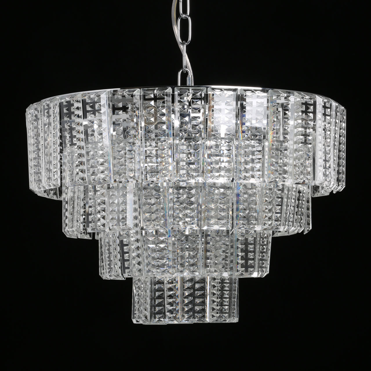 Люстра 45*117 см, 7*E14 хром MW-Light Аделард 642016207