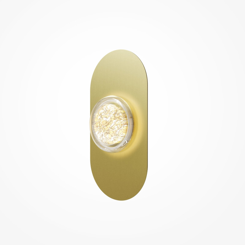 Бра 9,5*18*35 см, LED, 3000К, Maytoni Pharao MOD361WL-L20BS3K латунный