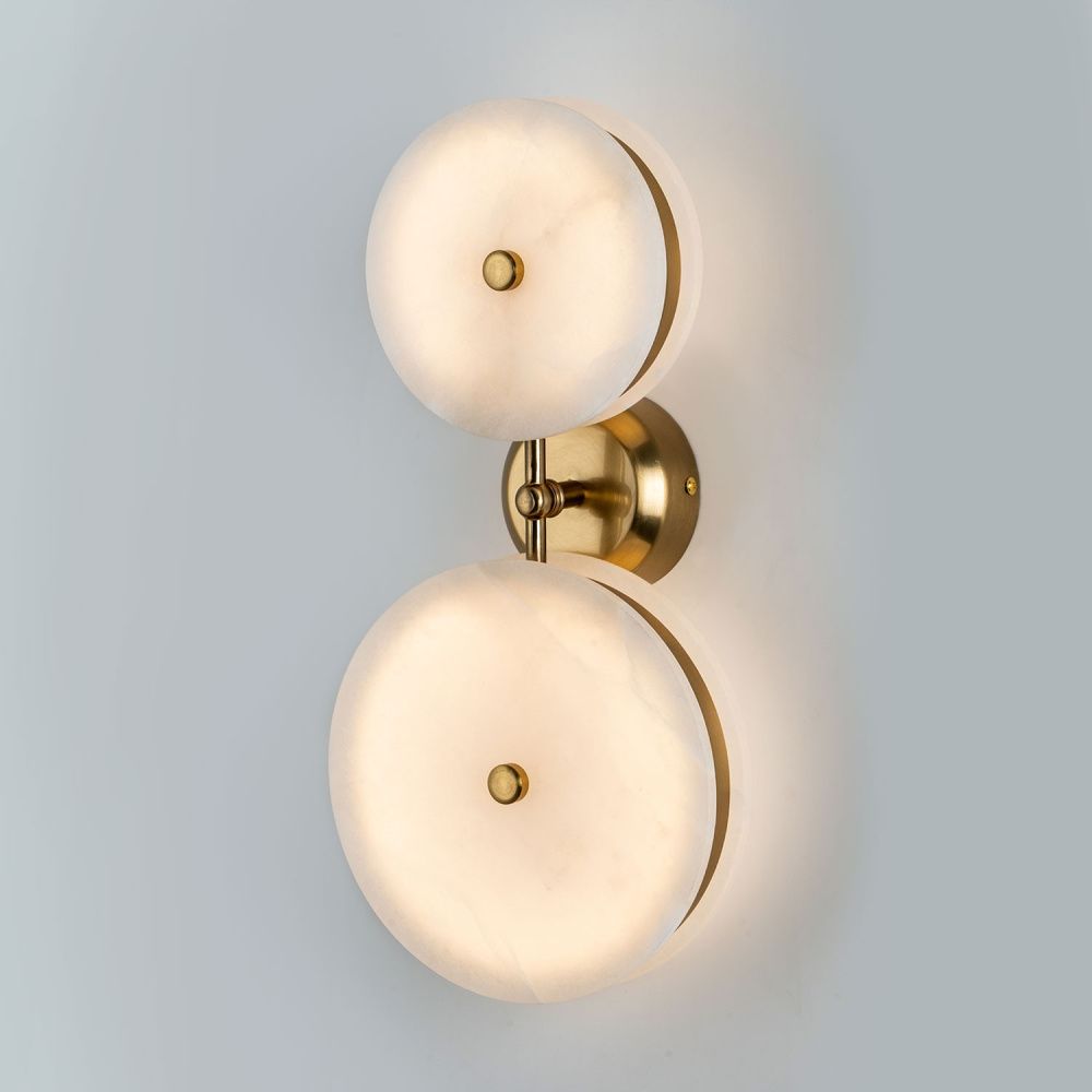 Настенный светильник 9,5x40,5см, LED, 6Вт, , Modelux MS.175.02 BS Латунь