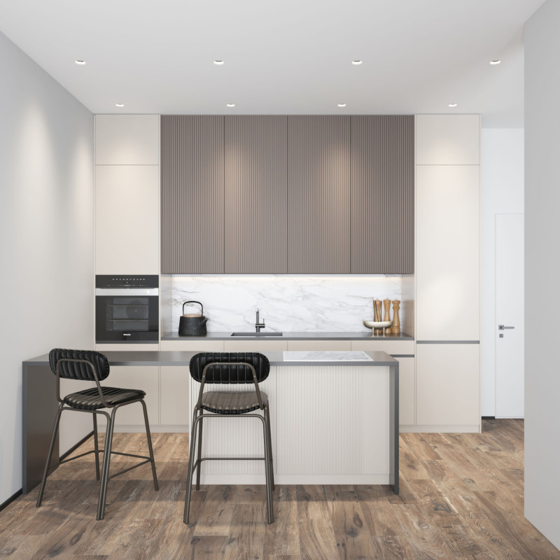 Крепеж 5,9*0,5 см, Denkirs INVIZ DK2085-BK черный