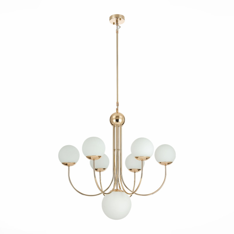 Люстра подвесная 72 см, ST LUCE AVELLINO SL1504.203.07 Французское золото