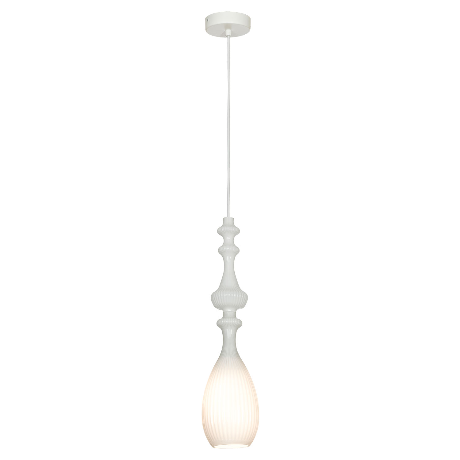 Подвесной светильник Lussole LSP-8519, 12*75 см, белый