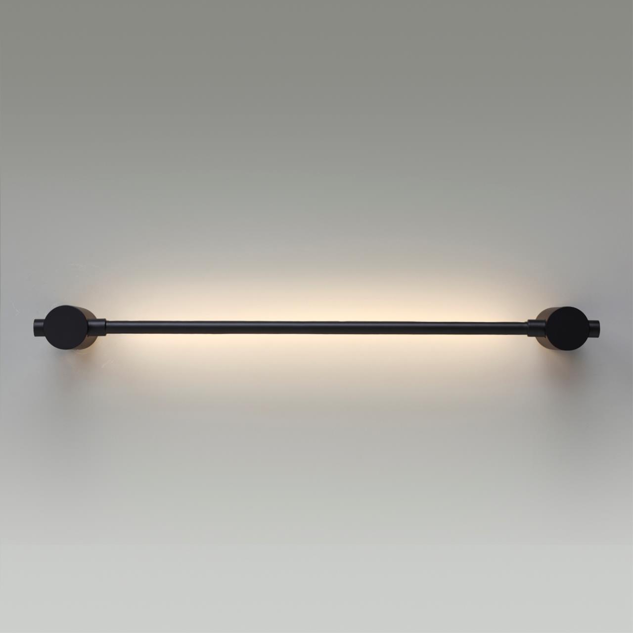 Бра 64 см, 6W, 3000K Odeon Light DALIA 4395/6WL, черный
