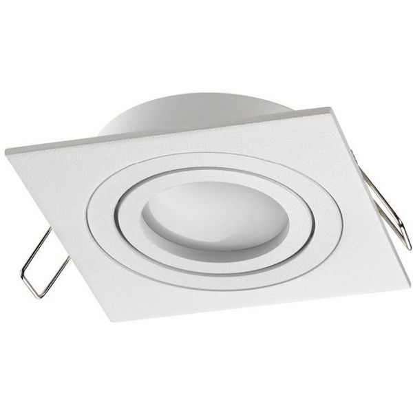 Светильник встраиваемый поворотный 9 см, Novotech Morus 371019, белый