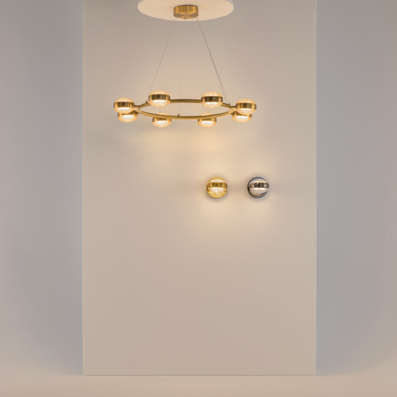 Подвесной светильник 78*78*310 см, LED, 60W, 3000К, Maytoni Mind MOD299PL-L60BS3K латунный