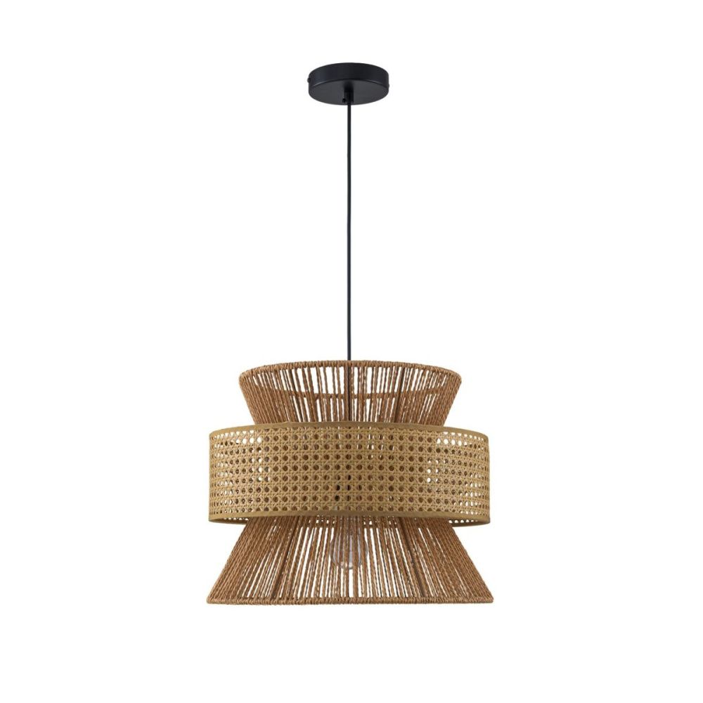 Подвесной светильник 40 см, Favourite Organicum 4770-1P, черный