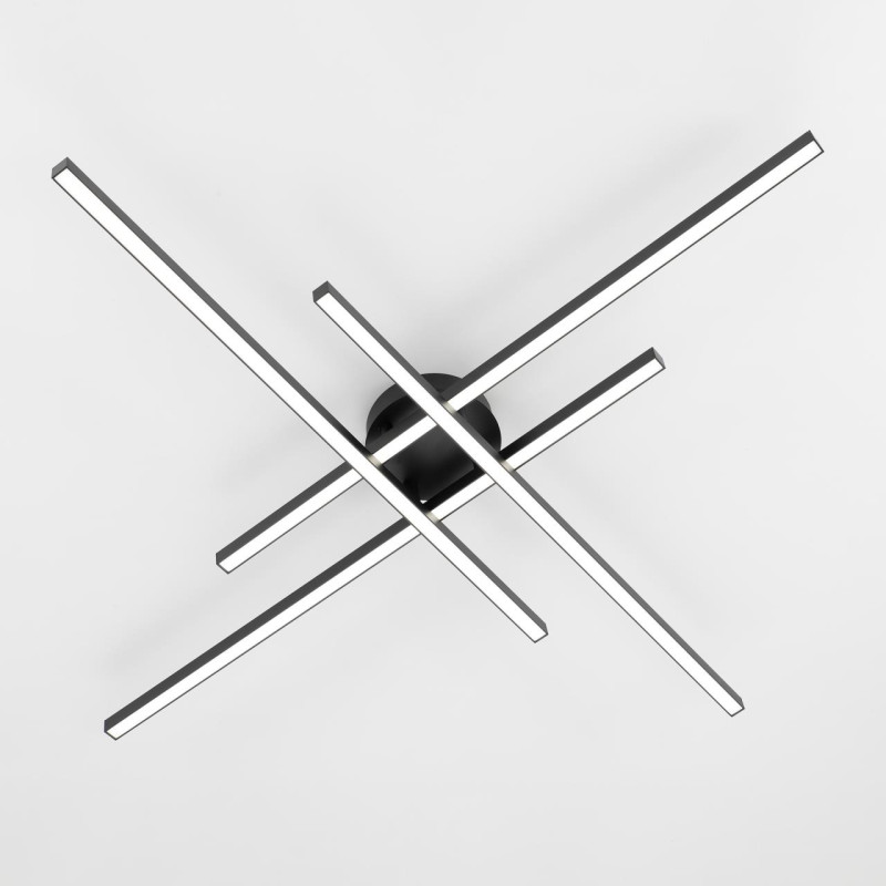 Люстра 117 см, 80W, 3000-5500K, 20 м2 Citilux CL203141 Стиг Черный
