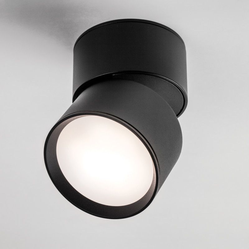 Спот *8*-9,6 см, *LED*9W, 3000/4000/6000K, Lightstar Acuto 215837, черный