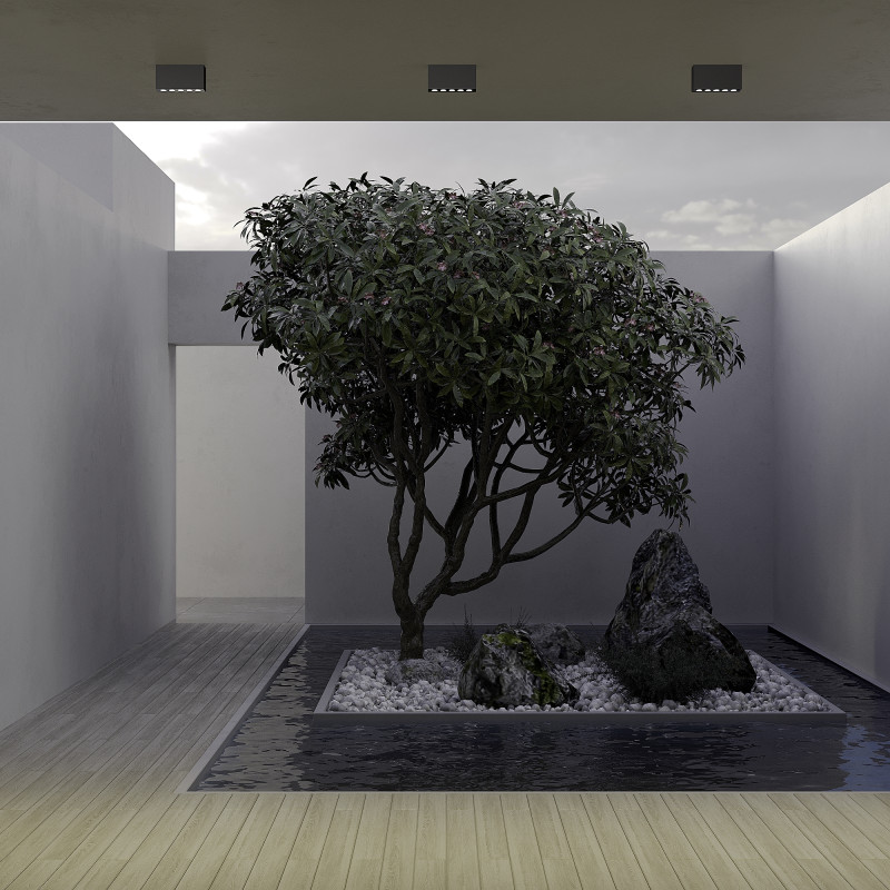 Светильник 15*5 см, LED 10W, 3000К, Графит Maytoni Ares O309CL-L10GF3K