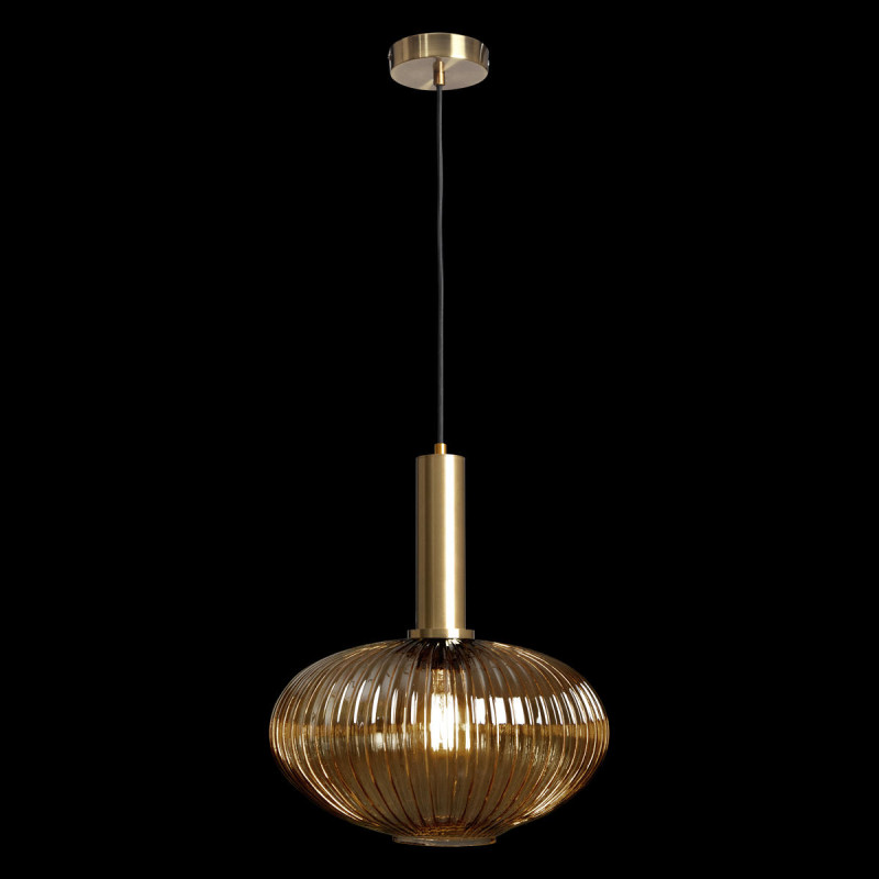 Подвесной светильник 30 см LOFT IT Iris 2071-C+BR латунь