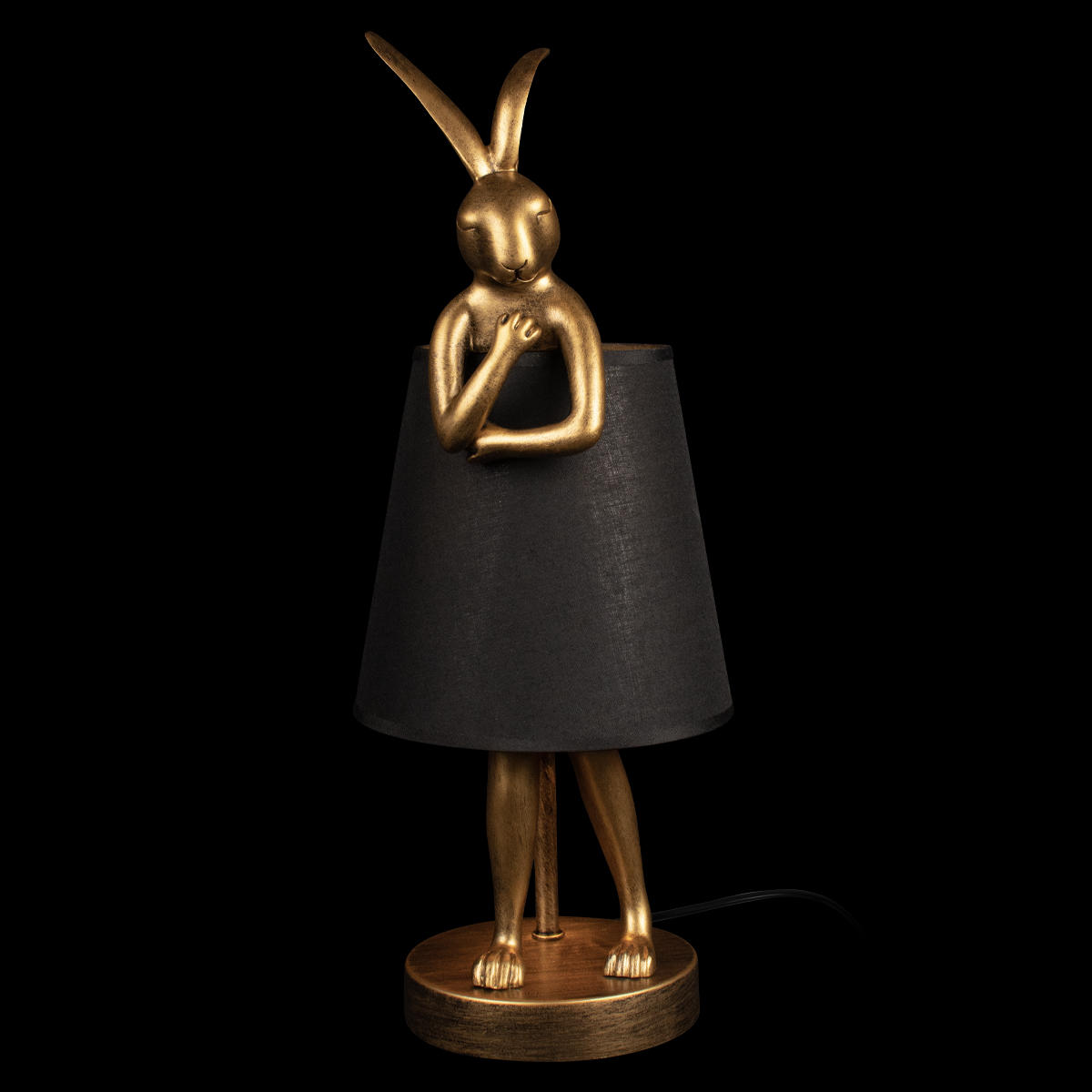 Настольная лампа 16*38 см, 1*E14 LOFT IT Lapine 10315/A Black золото