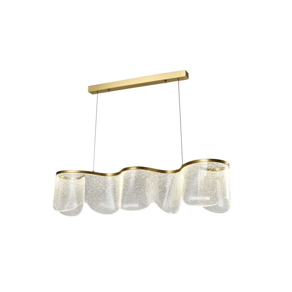 Люстра подвесная 100 см, 20W, 3500K, Aployt Olga APL.081.03.20, золото