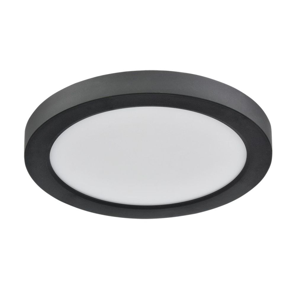 Светильник потолочный *17*1,7- см, 1*LED*12W, 3000/4000/6500K, Sonex Nebula Black SON7788/12L, белый