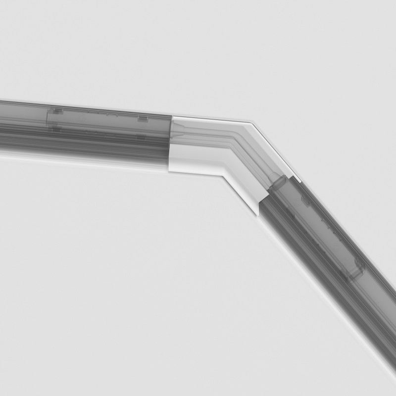 Угол-соединитель встраиваемый Maytoni Technical Magnetic track system Gravity TRA010CLO-42W белыйIP 20