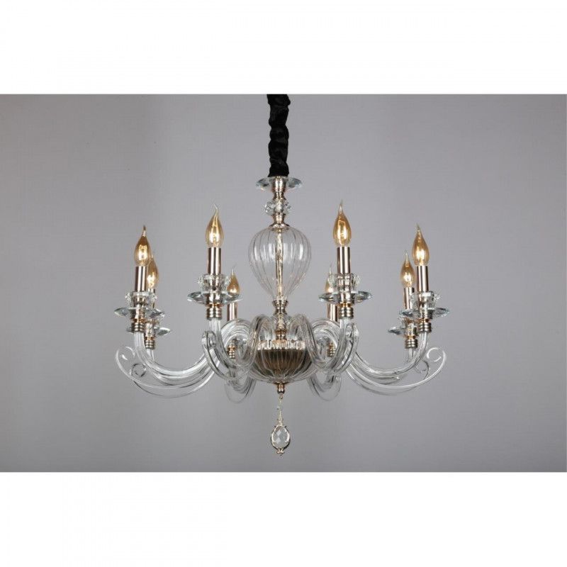 Подвесная люстра 70*80-145 см, 8*E14, 40W, Aployt Daniele APL.701.03.08, золотой