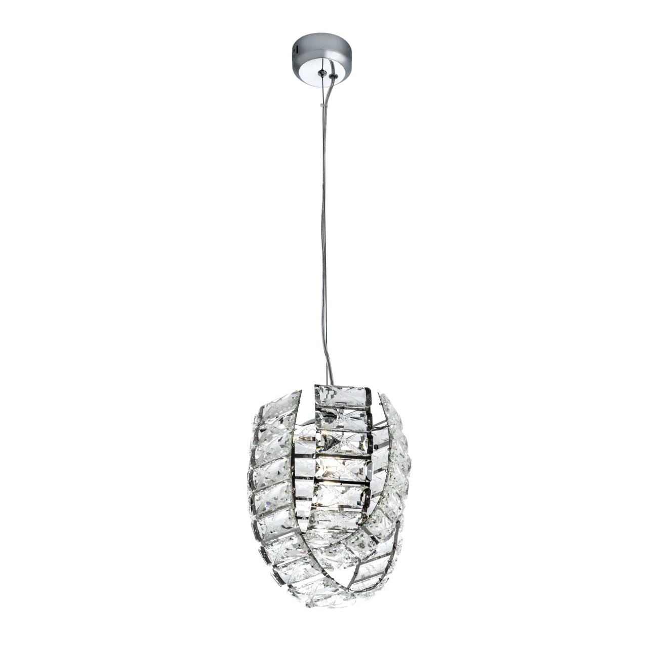 Подвесная люстра 20x20x50см, G9, 2xG9Вт, , Modelux ML.755.2 CR Хром