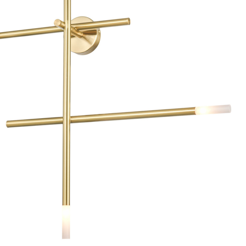 Бра 16*66*66 см, 4*G4 латунь Vele Luce Corda VL5534W14