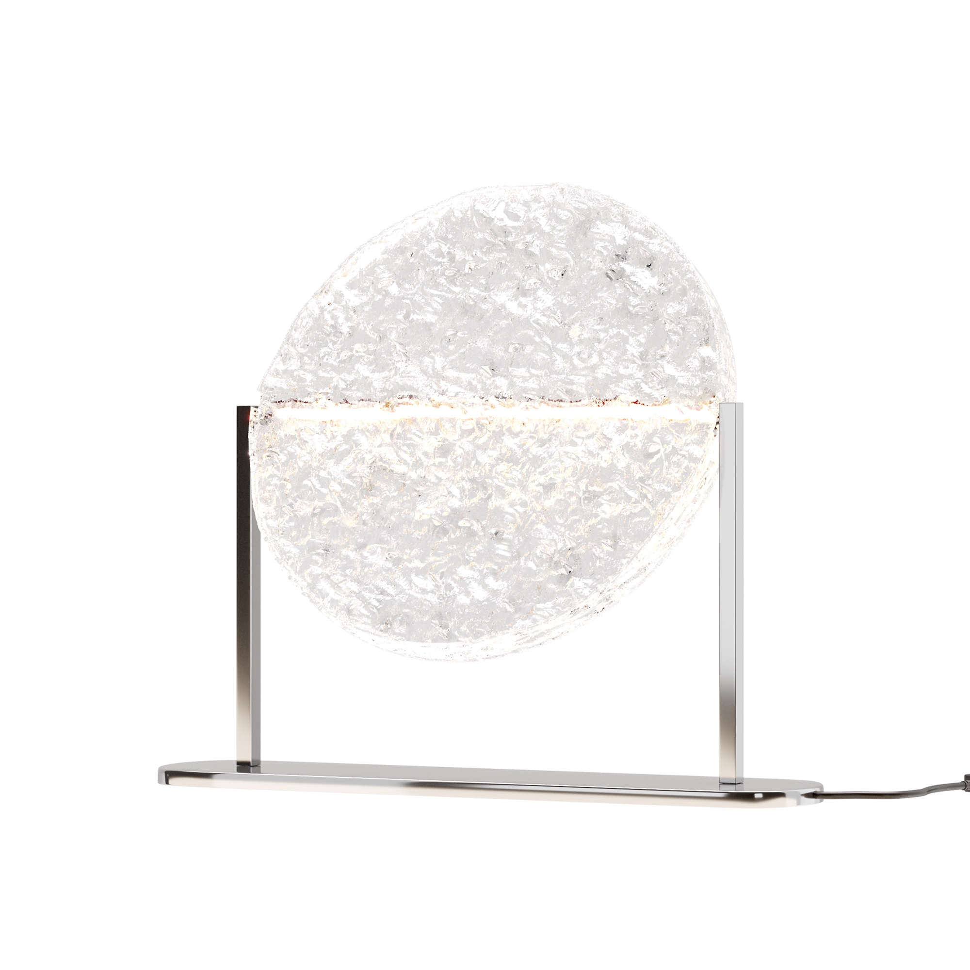 Настольный светильник 35*31 см, LED, 7W, 3000K, Maytoni Mangata MOD387TL-L8CH3K, Хром