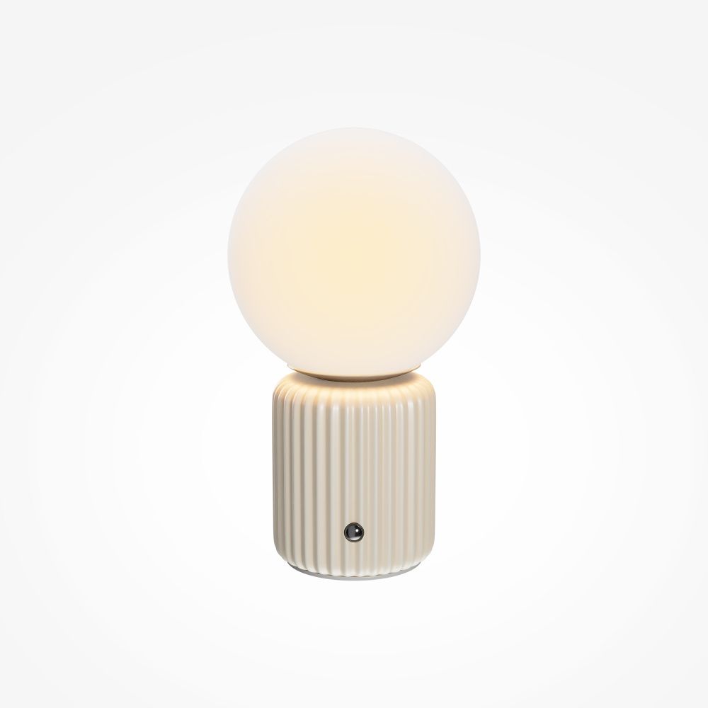 Аккумуляторный светильник *12*-20,8 см, *LED*3W, 3000K, Maytoni Omaggio MOD404RL-L3BG3K, Бежевый