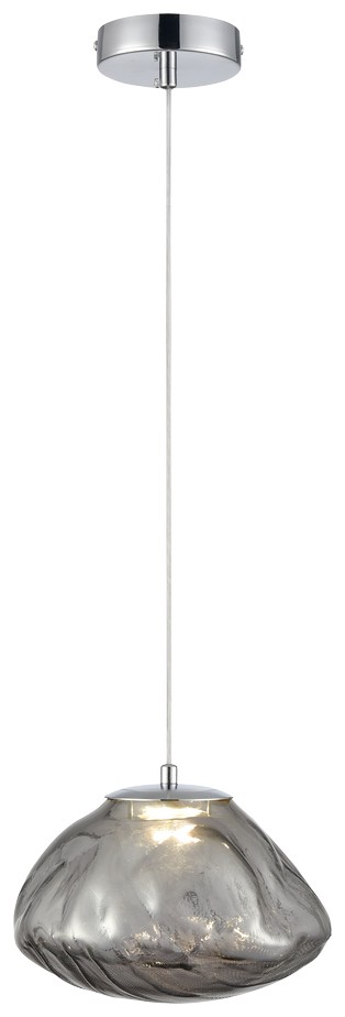 Светильник подвесной Wertmark Isola WE219.01.163, 20*20 см, хром