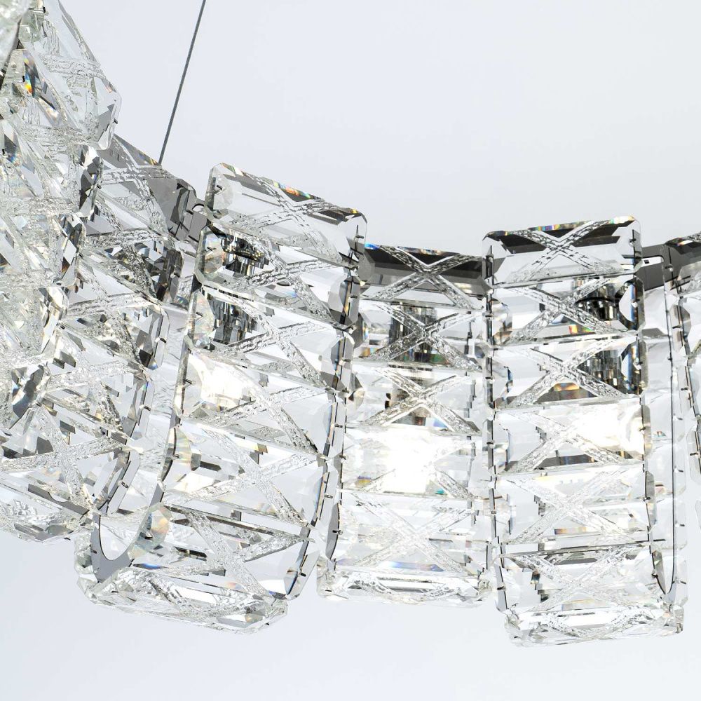 Подвесная люстра 60*50/135 см, 16xG9 MODELUX ML.755.16 CR хром