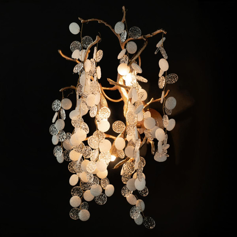 Бра *28 см, 3*G9*W, Loft It 10066W GB Fairytree, Темное золото