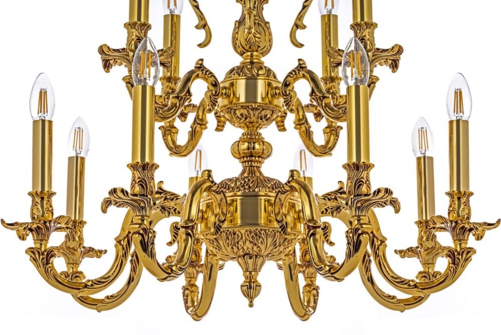 Люстра *62*70 см, 12*E14*40W, Dio D`arte Vivaro Vivaro E 1.1.12 CG, Золото