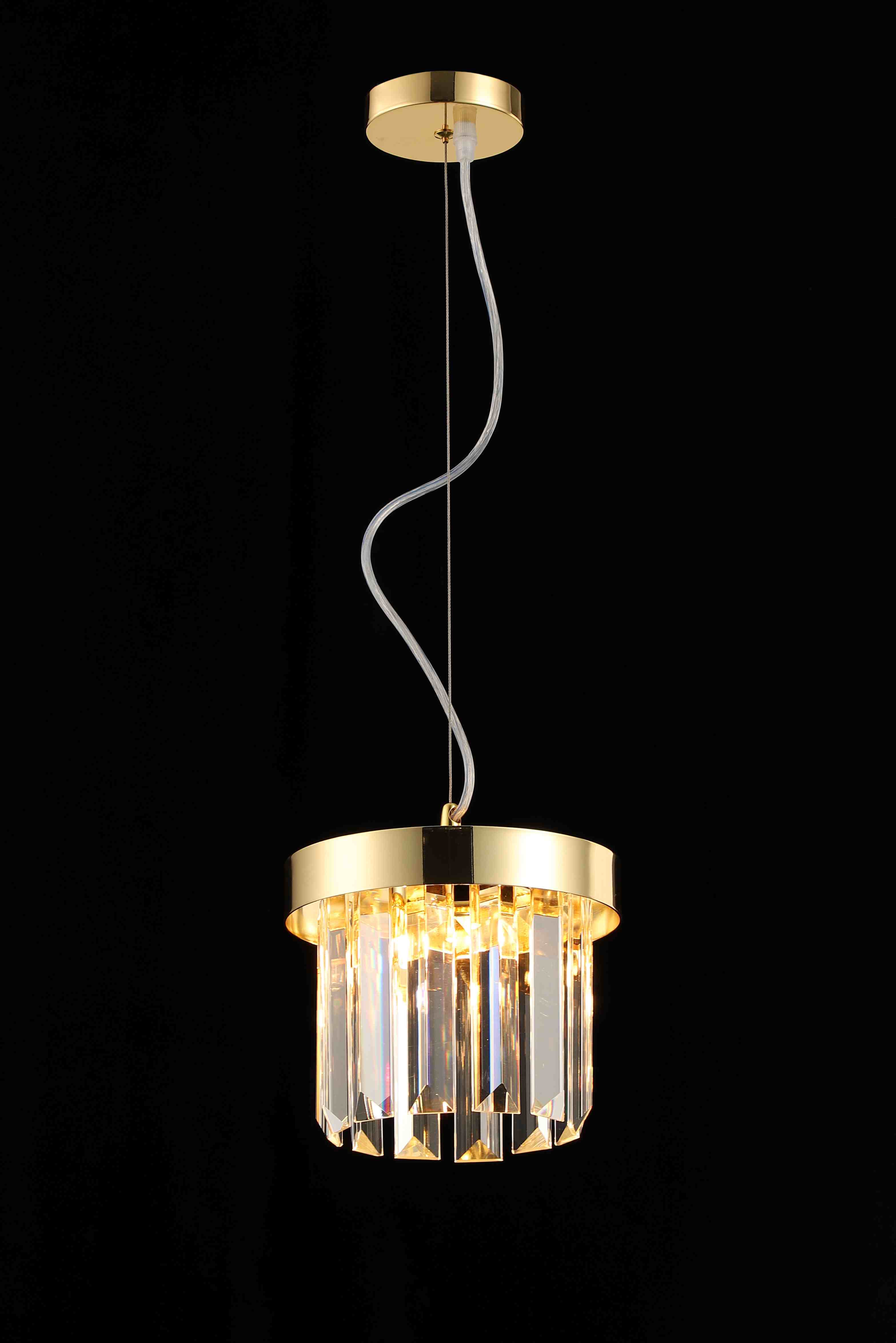 Подвесной светильник Ø200 x H170 (1000), мм, 2*40W (80W), H GOLD (Золото) NewRgy G15-ф200*H170 H GOLD