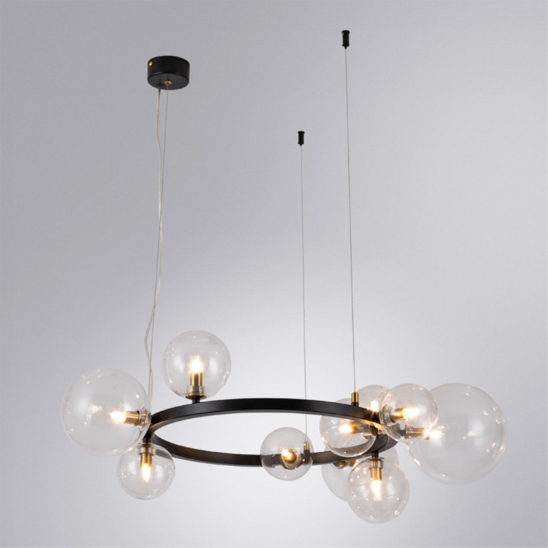 Светильник 76 см, Arte Lamp VINCENT A7790SP-10BK, черный