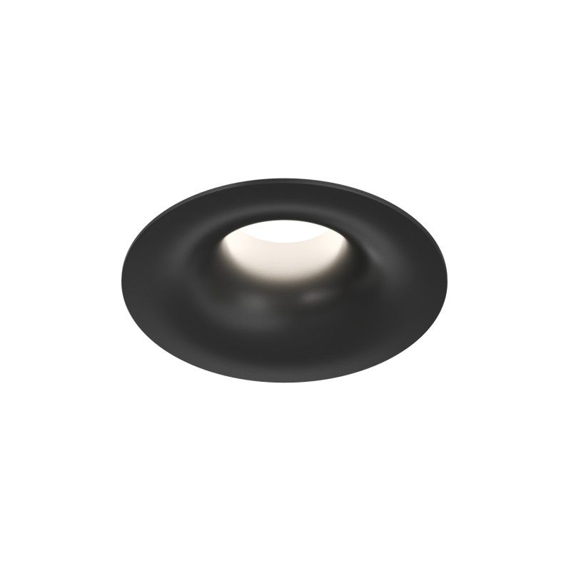 Встраиваемый светильник *8,4*7 см, *LED*975Lm, 3000-4000-6000K, Denkirs Shine Glow DK2430-BK, черный матовый