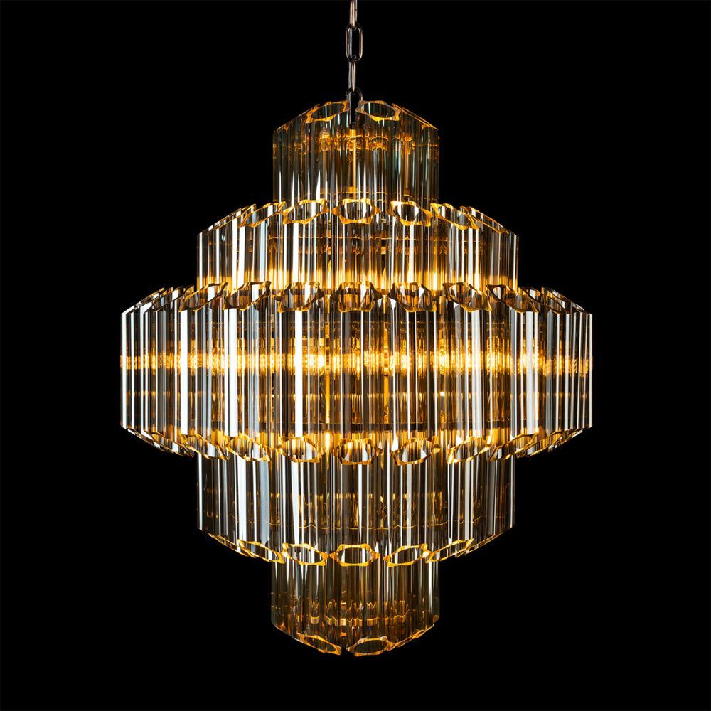 Подвесная люстра 60 см, Loft IT Celebration 10579/600 Smoke, бронза