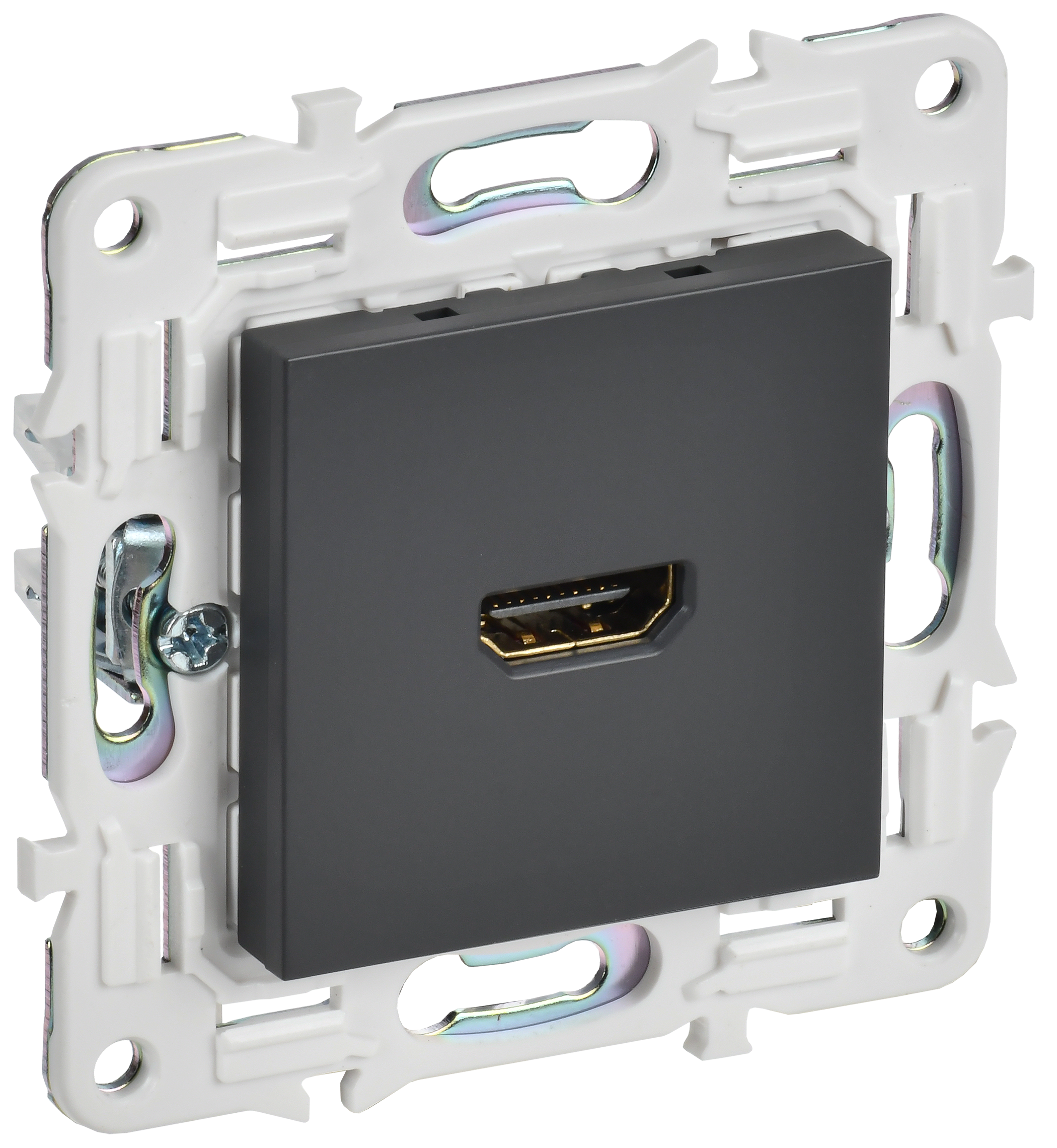 SKANDY Розетка HDMI SK-H01T титан IEK, SK-H10-K48