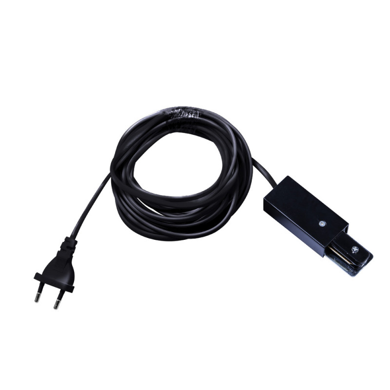 Коннектор-токоподвод для шинопровода (трека) со шнуром 5м и вилкой TRACK ACCESSORIES Arte Lamp A160506