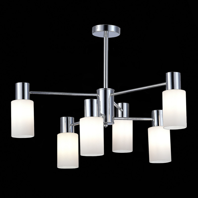 Люстра потолочная 68 см,  EVOLUCE GESSI SLE1139-102-06 Хром