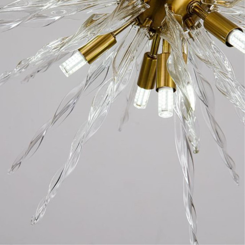 Подвесная люстра 55 см, Arte Lamp BELLA A1066SP-12PB, медь