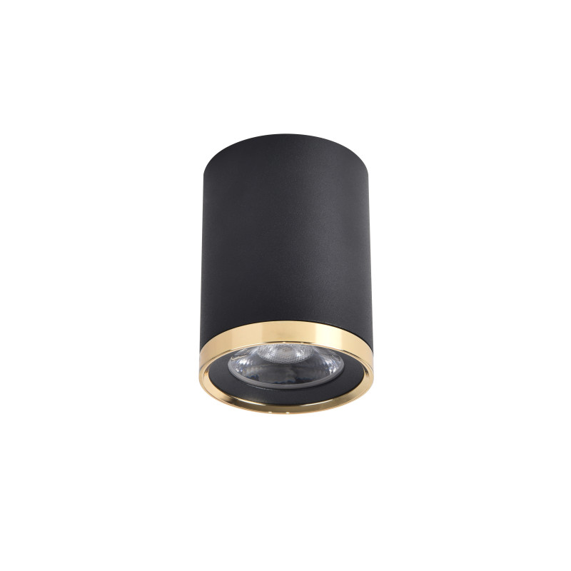 Светильник 6*6 см, LED 6W, 4000K Favourite Prakash 3086-1C, D68*H91, Светильник, каркас сочетает в себе два цвета - матовый черный и золото, декоративный элемент в виде кольца