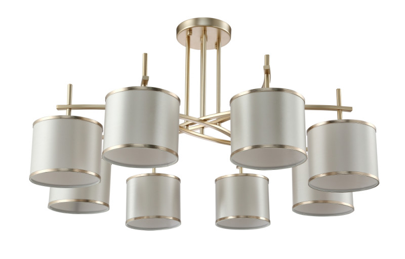 Люстра 93 см, Crystal Lux SERGIO PL8 GOLD Золотой