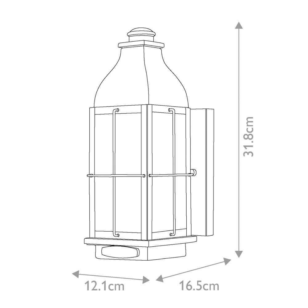 Настенный фонарь Hinkely Lighting, Арт. HK-BINGHAM-S