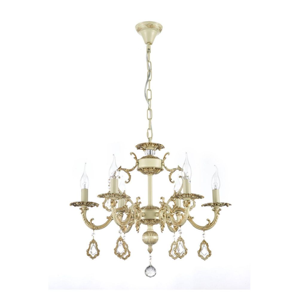 Люстра *59*47 см, 6*E14*40W, Arti Lampadari Falcone Falcone E 1.1.6.600 CG, Кремовый