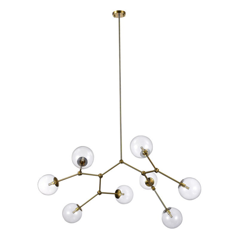 Люстра подвесная 112*150 см, E14*8*40W, St Luce Chieti SL1506.203.08, Золотистый