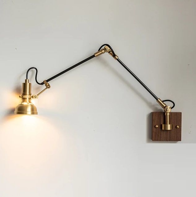 Светильник DZN-46268 БРОНЗА+ЧЕРНЫЙ  D90*110 /H110+300+300/1/E14