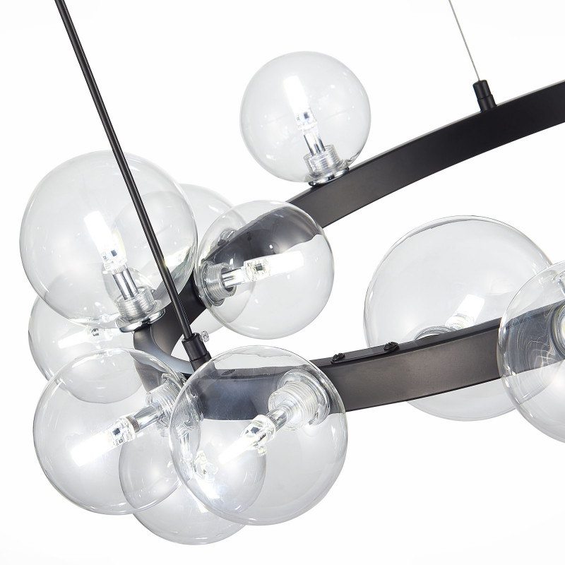 Светильник подвесной 90 см, 75W, 3000K ST LUCE NECTON SL1165.402.15 Черный