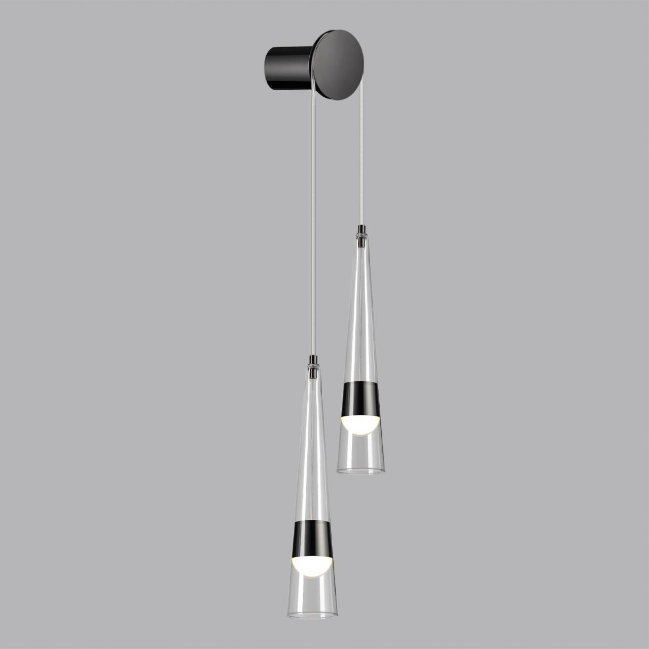 Бра 16*100 см,  LED*W, 3000 К, Odeon Light Lump, темный хром 5044/24WL