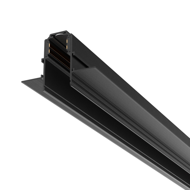 Шинопровод 1 м Exility встраиваемый под ГКЛ 12,5мм, черный 100*7*4,6 см, LED*W TRX034-421.12B Maytoni, Черный