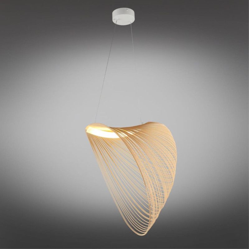 Подвесная люстра 47*60*90-220 см, 1*LED, 21W, 3000K, Aployt Amareynt APL.655.03.21, белый