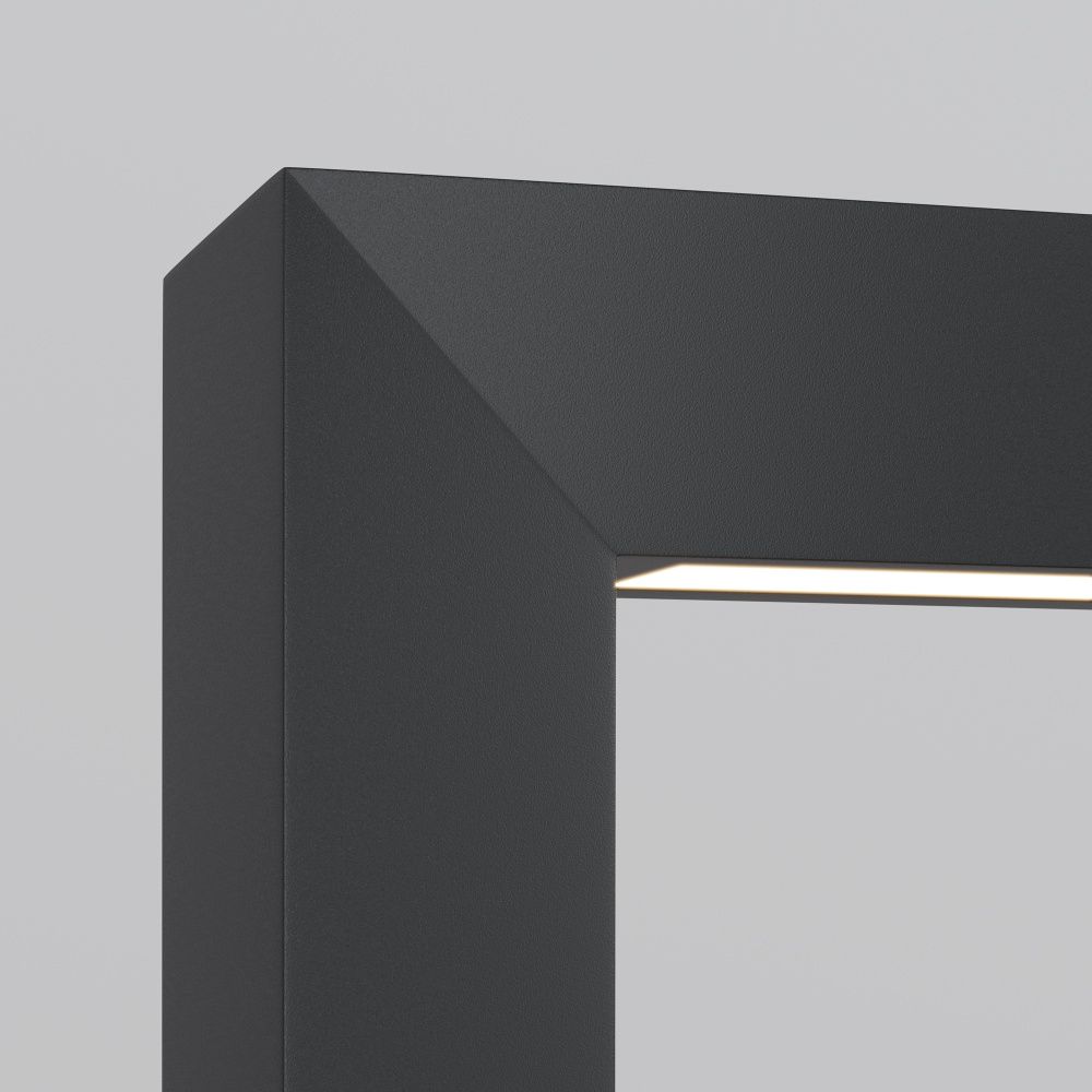 Ландшафтный светильник 9*25-80 см, LED*12W, 3000K, Maytoni Frama O469FL-L12GF3K, Графит