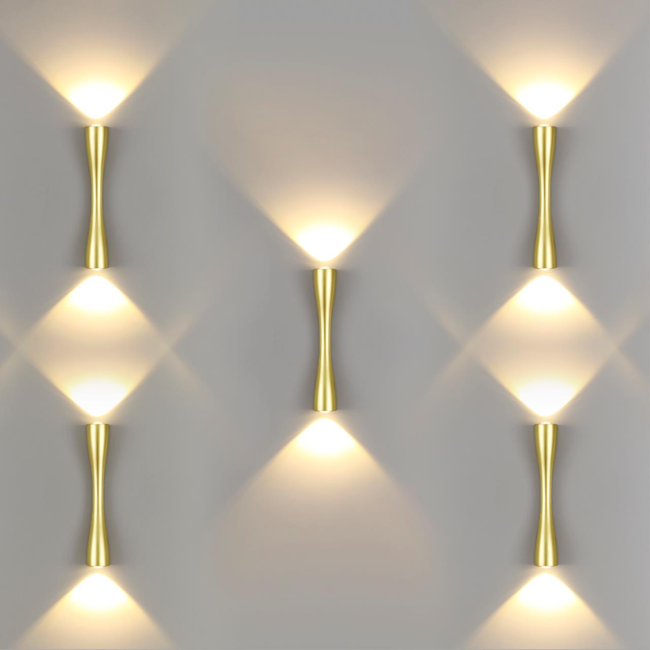 Бра 5*37 см, 10W, 3000K Odeon Light Anika 4292/10WL Золото